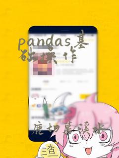 pandas基础操作