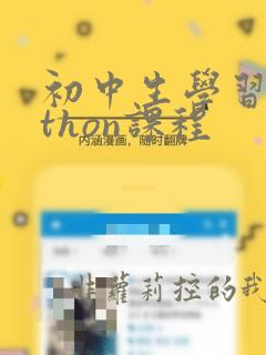 初中生学习python课程