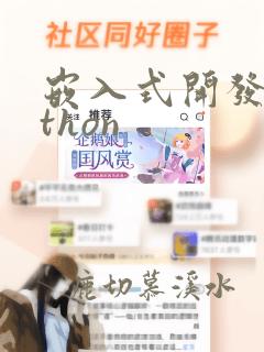 嵌入式开发python
