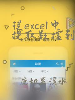从excel中提取数据到word