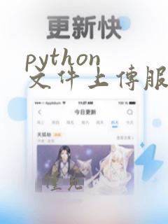 python 文件上传服务器