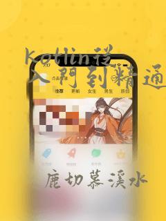 kotlin从入门到精通