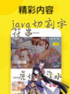 java切割字符串