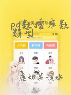 pg数据库数据类型