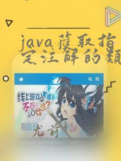 java获取指定注解的类