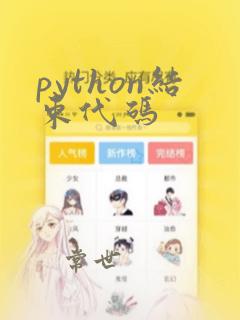 python结束代码
