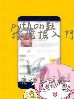python数据挖掘入门与实践 pdf