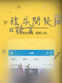 程序开发java语言