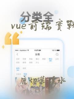vue前端实战