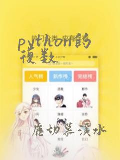 python的复数