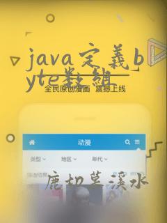 java定义byte数组