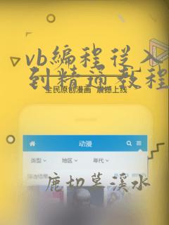 vb编程从入门到精通教程