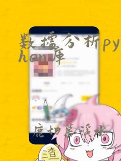 数据分析python库