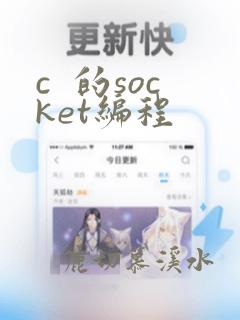 c 的socket编程