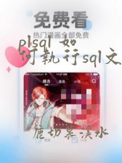 plsql 如何执行sql文件