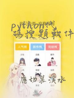 python代码搜题软件