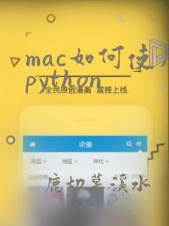 mac如何使用python