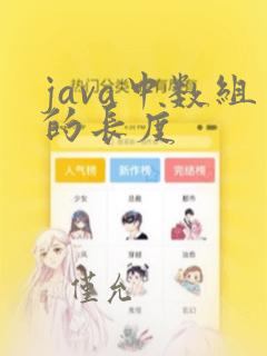 java中数组的长度