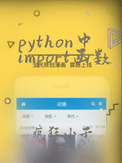 python中import函数