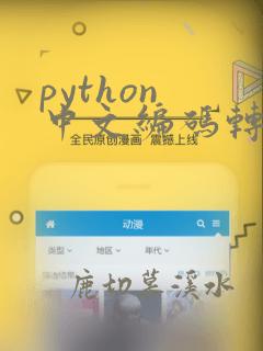 python 中文编码转换