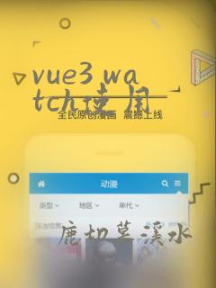 vue3 watch使用