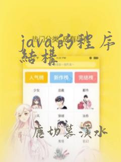 java的程序结构