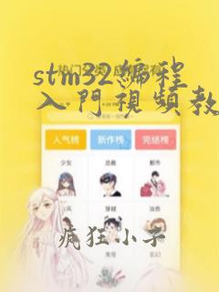 stm32编程入门视频教程