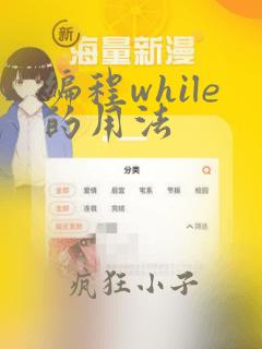 编程while的用法