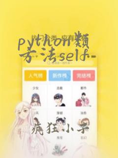 python类方法self