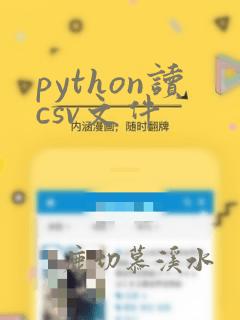 python读csv文件