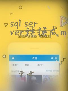 sql server转换成mysql