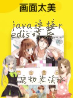 java连接redis哨兵