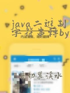 java二进制字符串转byte数组