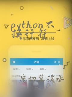 python不换行符