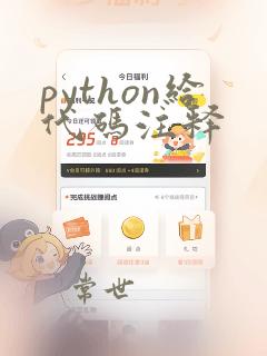 python给代码注释