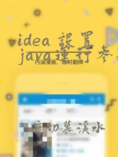 idea 设置java运行参数