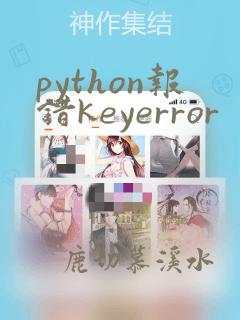 python报错keyerror