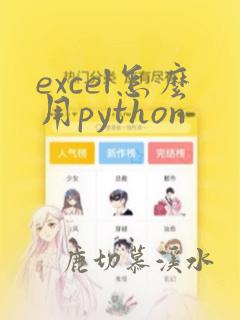 excel怎么用python