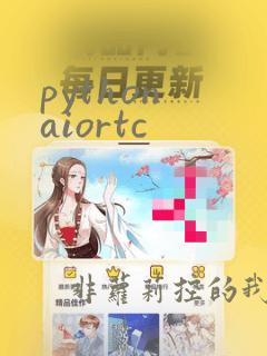 python aiortc