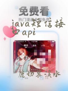 java短信接口api