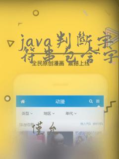 java判断字符串包含字符