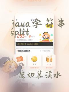 java字符串split