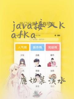 java接入kafka