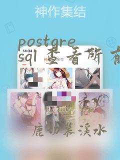 postgresql 查看所有用户