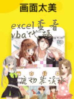 excel查看vba代码