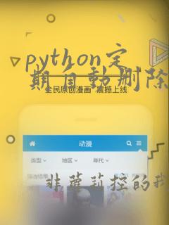 python定期自动删除文件