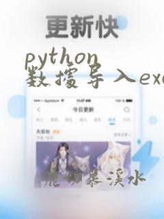 python 数据导入excel