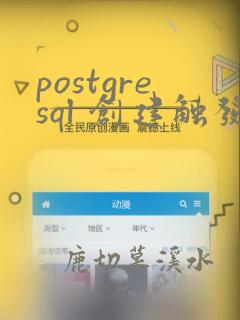 postgresql 创建触发器