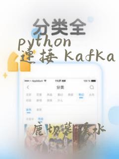 python 连接 kafka