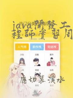 java开发工程师实习周报